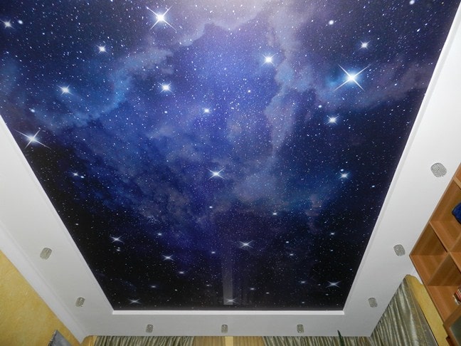 Натяжной Потолок Звездное Небо Фото Цена